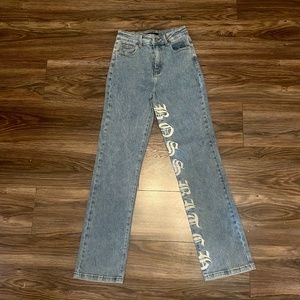 "Boss Bitch" Blue Jeans | AKIRA | Size: Women's 3 | Waist: 25 in.